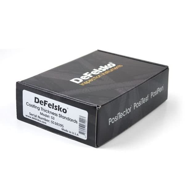 Defelsko PT-STD-S3 Certiffied Coating Thickness Standards for PosiTest