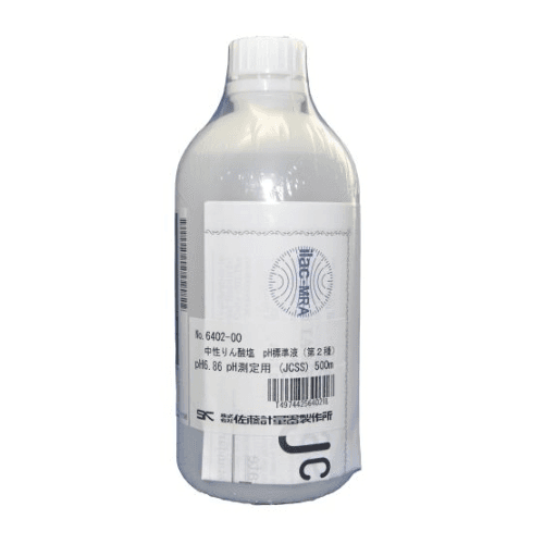 SK-6402-00 no.6402-00 Neutral Phosphate Solution, pH 6.86, 500 mL, with JCSS Certificate image