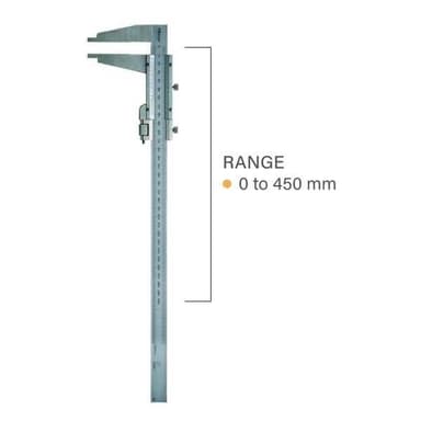 Mitutoyo M-160-128 Vernier Caliper เครื่องวัดคาลิเปอร์แบบเวอร์เนีย (0 - 450mm)