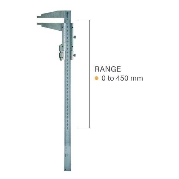 Mitutoyo M-160-128 Vernier Caliper เครื่องวัดคาลิเปอร์แบบเวอร์เนีย (0 - 450mm) image