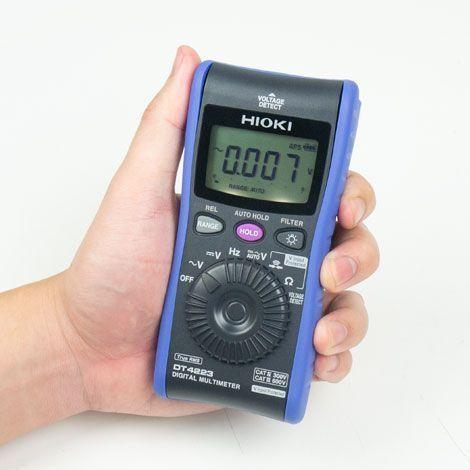 Hioki DT4223 ดิจิตอลมัลติมิเตอร์ (True RMS) | With Resistance Measurement, For Electrical Work image