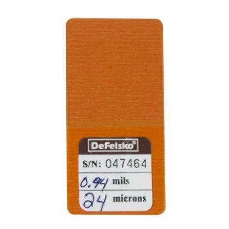DeFelsko STD-CS1 Certified Plastic Shims For Coating Thickness | 25 micron image