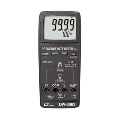 Lutron DW-6063 วัตต์มิเตอร์ความแม่นยำสูง (520W) | True RMS