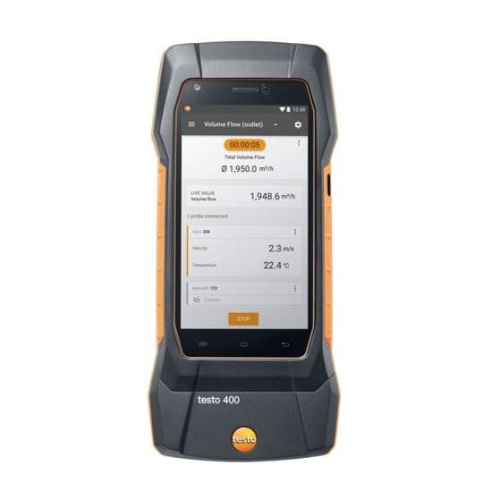 Testo 400 เครื่องมือวัดคุณภาพอากาศภายในอาคารแบบอเนกประสงค์ Universal IAQ instrument image