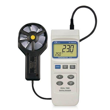 Lutron YK-2005AM เครื่องบันทึกความเร็วลมและปริมาตรลม image