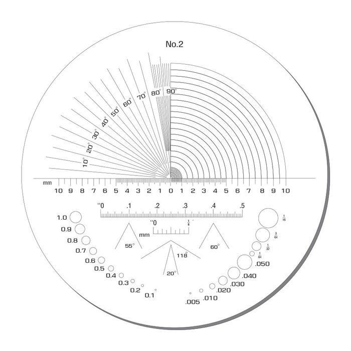 Peak PS-2-10X สเกลเลนส์ No.2 ใช้งานร่วมกับตัวกล้องที่กำลังขยาย 10X แบบเปลี่ยนสเกลเลนส์ได้ image
