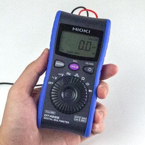 Hioki-DT4222 ดิจิตอลมัลติมิเตอร์ (True RMS) | With C/R Measurement, For General Use image