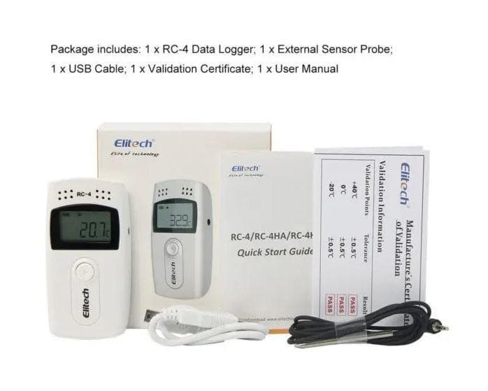 RC-4-ELITECH เครื่องบันทึกอุณหภูมิ image