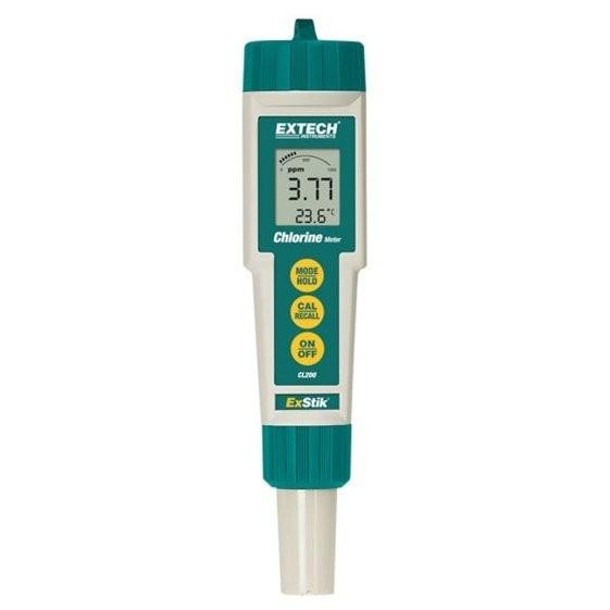 EXTECH EX800 เครื่องวัดคุณภาพน้ำ 3-in-1 Chlorine, pH, Temperature Kit image