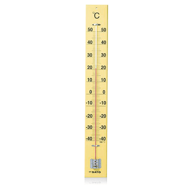 SK Sato SK-1530-30 ปรอทวัดอุณหภูมิ ฐานแผ่นไม้ (-40 To 50°C)