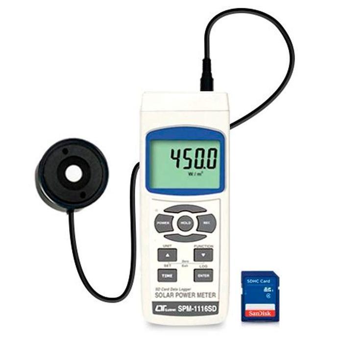 Lutron SPM-1116SD เครื่องวัดพลังงานแสงอาทิตย์ | SD Card image