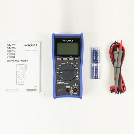 Hioki-DT4255 ดิจิตอลมัลติมิเตอร์ True RMS (With fused measurement terminals) image