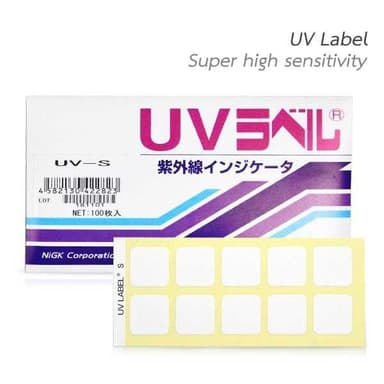 NiGK UV-S แถบแสดงความเข้มข้นแสง Super-High Sensitivity | 100pcs/ 1pack