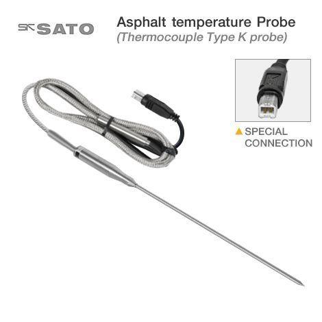 SK Sato SK-S103K โพรบวัดอุณหภูมิ Asphalt Temperature (Type K) | Cable 1.1m image
