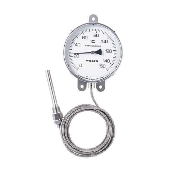 SK Sato SK-3020-05 Remote Sensing Dial Thermometer for Wall Mount 0 to 50°C image