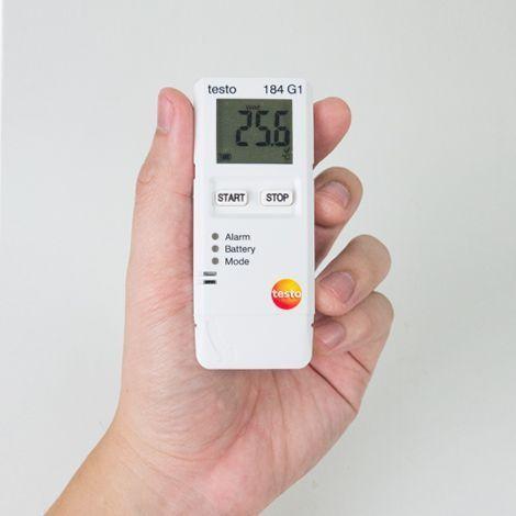 Testo-184-G1 เครื่องบันทึกอุณหภูมิ, ความชื้น และแรงกระแทก image