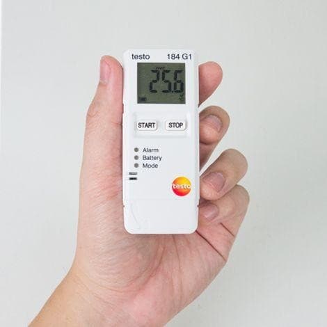 Testo-184-G1 เครื่องบันทึกอุณหภูมิ, ความชื้น และแรงกระแทก image