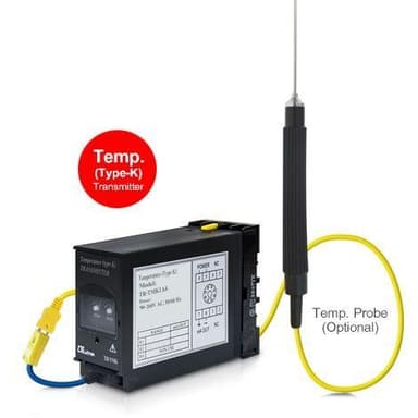 Lutron TR-TMK1A4 ทรานสมิตเตอร์วัดอุณหภูมิ Type-K Output 4-20 mA