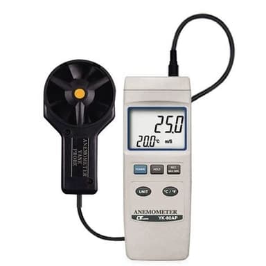 Lutron YK-80AP เครื่องวัดความเร็วลมแบบใบพัด ANEMOMETER