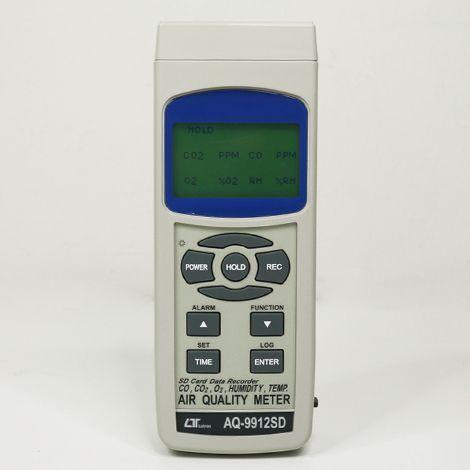Lutron AQ-9912SD เครื่องวัดคุณภาพอากาศ 6 in 1 image