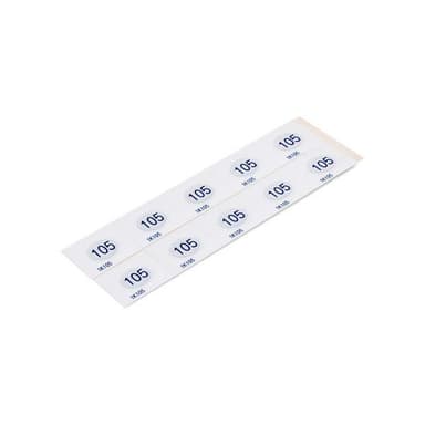 Asey 1K105-P20 แถบวัดอุณหภูมิ 1points (105°C) | 20pcs/ 1pack