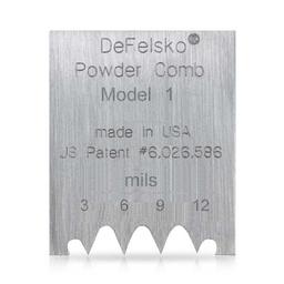 DeFelsko Powder Comb หวีเช็คความหนาผิวเคลือบ | Model 1 (Mil) image