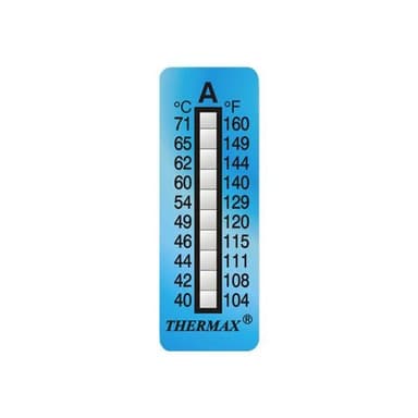 THERMAX 10A แถบวัดอุณหภูมิแบบ 10 ระดับ (10 Label | Pack)