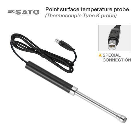 SK Sato SK-S306K โพรบวัดอุณหภูมิพื้นผิวแบบเฉพาะจุด (Type K) | Cable Length 1.1 m. image