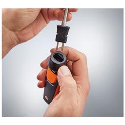 Testo 915i-A โพรบวัดอุณหภูมิ Thermometer with air probe and smartphone operation image