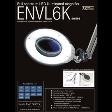 Otsuka ENVL6K Series โคมไฟแว่นขยาย LED Illuminated Magnifier