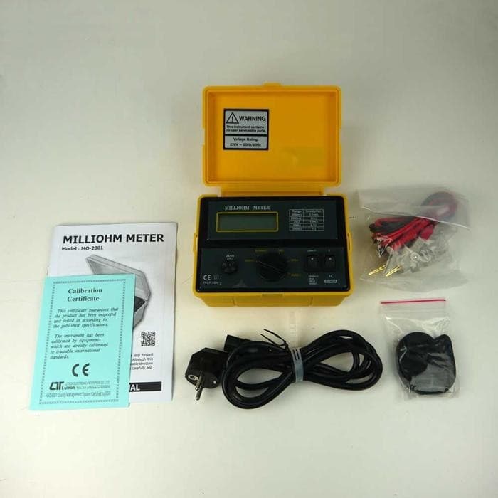 Lutron MO-2001 เครื่องวัดมิลลิโอห์ม image