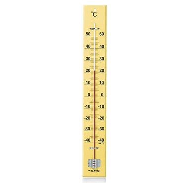 SK Sato SK-1530-20 ปรอทวัดอุณหภูมิ ฐานแผ่นไม้ (-40 To 50°C)