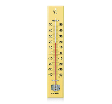 SK Sato SK-1530-10 ปรอทวัดอุณหภูมิ ฐานแผ่นไม้ (-40 To 50°C)