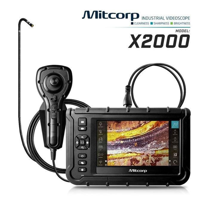 Mitcorp MITC-X2000-60D4W-FS-10M-TU-M กล้องส่องภายในท่อพร้อมโพรบ 6mm ยาว 10 เมตร (Dual view) image
