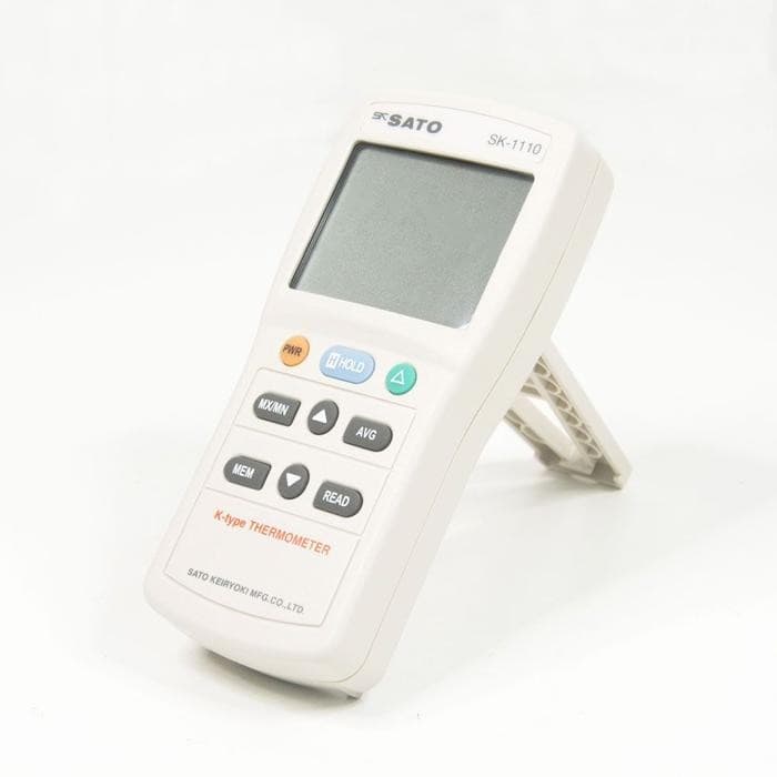 SK Sato SK-1110 เครื่องวัดอุณหภูมิจอแอลซีดีขนาดใหญ่ (1 ช่องโพรบ) image