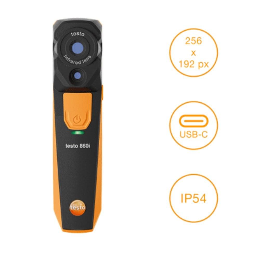 Testo 860i กล้องถ่ายภาพความร้อนไร้สายสำหรับสมาร์ทโฟน | Wireless thermal imaging camera image