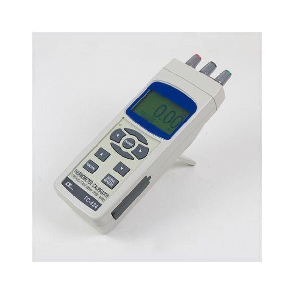 Lutron TC-424 เครื่องวัดอุณหภูมิดิจิตอลและคาลิเบรเตอร์ (Type K/J/T/E/R/S, Pt 100, 400 ohm, Voltage (DC mV) image