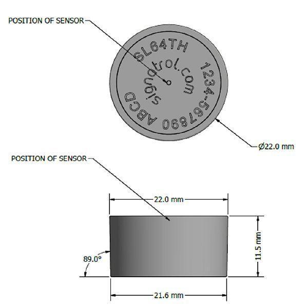 Signatrol SL63T กระดุมบันทึกอุณหภูมิ (-40 to 125°C) image