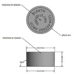 Signatrol SL63T กระดุมบันทึกอุณหภูมิ (-40 to 125°C) image