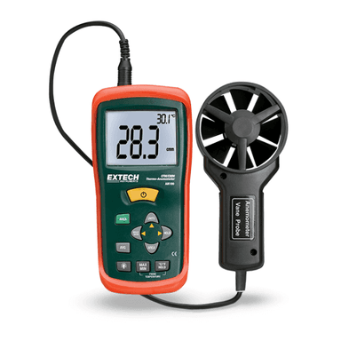 EXTECH EX-AN100 เครื่องวัดความเร็วลมและอุณหภูมิ ANEMOMETER CFM/CMM