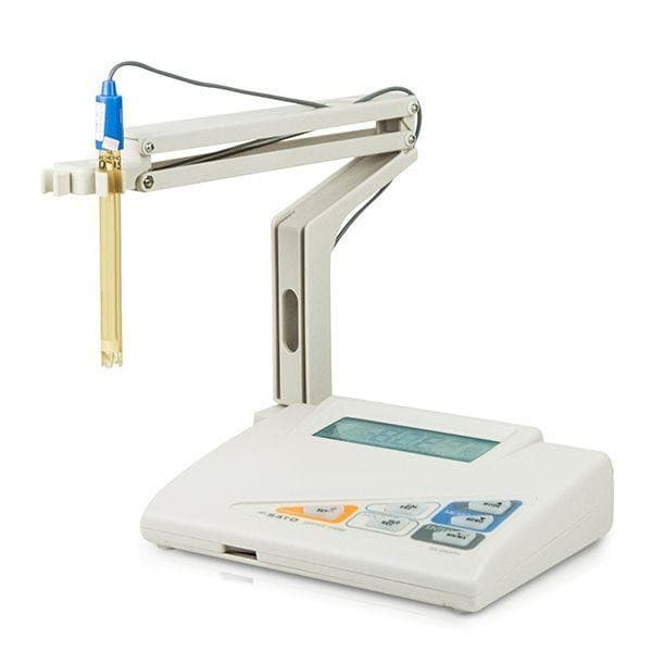 SK Sato SK-650PH เครื่องวัดพีเอชแบบตั้งโต๊ะพร้อมแขนยึดจับ image
