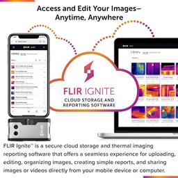 FLIR ONE Gen3 iOS กล้องถ่ายภาพความร้อนสำหรับสมาร์ตโฟน iOS (Lightning) image