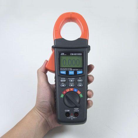 Lutron CM-6010SD แคลมป์มิเตอร์ AC/DC 2000A | AC/DC 1000V (Micro SD Card) image