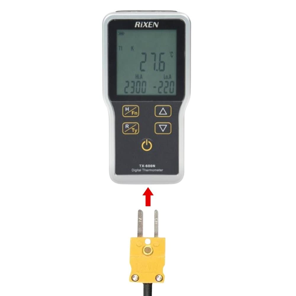 RIXEN EX-1M สายต่อขยายความยาวโพรบวัดอุณหภูมิ Extension Cable for Thermocouple Type K (1m) image