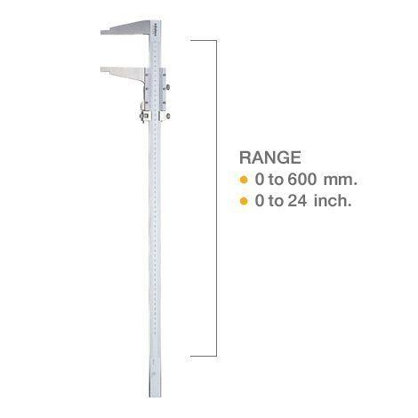 Mitutoyo M-160-102 Vernier Caliper เครื่องวัดคาลิเปอร์แบบเวอร์เนีย (0 - 24") image