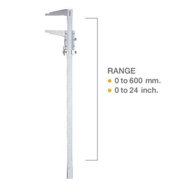 Mitutoyo M-160-103 Vernier Caliper เครื่องวัดคาลิเปอร์แบบเวอร์เนีย (0 - 600mm, 0 - 24")