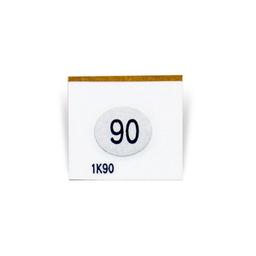 Asey 1K90-P20 แถบวัดอุณหภูมิ 1points (90°C) | 20pcs/ 1pack image
