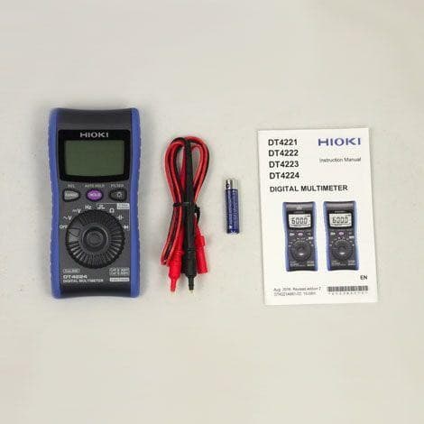 Hioki-DT4224 ดิจิตอลมัลติมิเตอร์ (True RMS) | With C/R Measurement, For General Use image