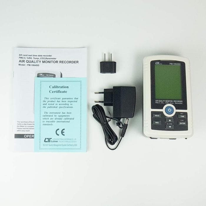 Lutron PM-1064SD เครื่องตรวจสอบคุณภาพอากาศและบันทึกข้อมูล 5in1 | PM2.5 image