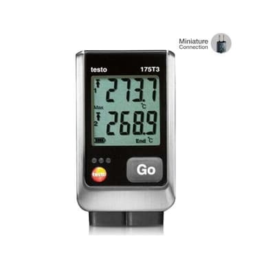 Testo 175-T3 (No. 0572 1753) เครื่องวัดและบันทึกค่าอุณหภูมิแบบดิจิตอล 2 Channel